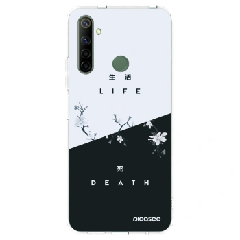 Picasee διαφανής θήκη σιλικόνης Realme 6i - Life - Death
