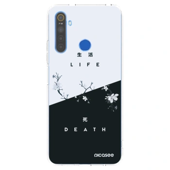 Picasee διαφανής θήκη σιλικόνης Realme 5 - Life - Death