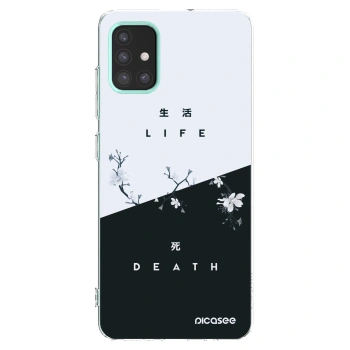Picasee διαφανής θήκη σιλικόνης Samsung Galaxy M31s - Life - Death