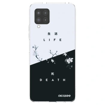 Picasee διαφανής θήκη σιλικόνης Samsung Galaxy A42 A426B - Life - Death