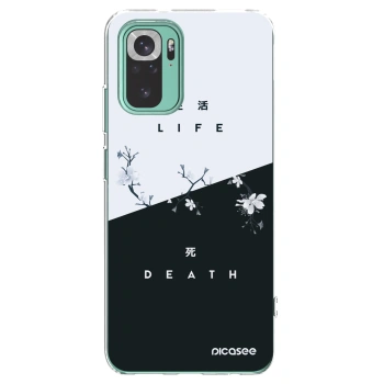 Picasee διαφανής θήκη σιλικόνης Xiaomi Redmi Note 10 Pro - Life - Death