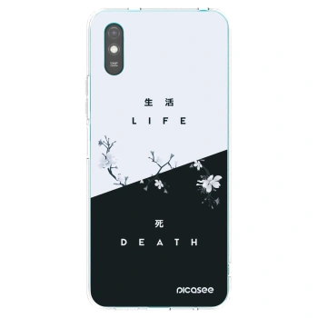 Picasee διαφανής θήκη σιλικόνης Xiaomi Redmi 9AT - Life - Death