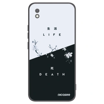 Picasee Μαύρη θήκη σιλικόνης για Xiaomi Redmi 9AT - Life - Death