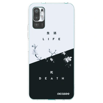 Picasee διαφανής θήκη σιλικόνης Xiaomi Redmi Note 10 5G - Life - Death