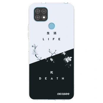 Picasee διαφανής θήκη σιλικόνης Realme C21 - Life - Death