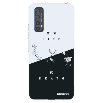 Picasee διαφανής θήκη σιλικόνης Realme 7 - Life - Death