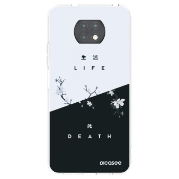 Picasee διαφανής θήκη σιλικόνης Xiaomi Redmi Note 9T - Life - Death