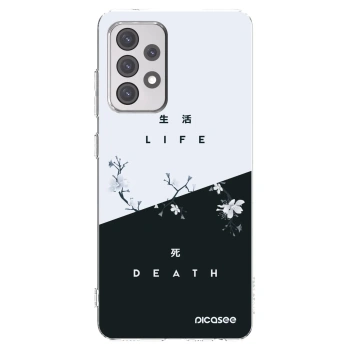 Picasee διαφανής θήκη σιλικόνης Samsung Galaxy A52s 5G A528B - Life - Death