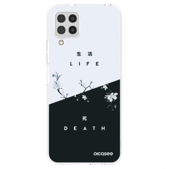 Picasee διαφανής θήκη σιλικόνης Samsung Galaxy A22 A225F 4G - Life - Death
