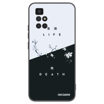 Picasee Μαύρη θήκη σιλικόνης για Xiaomi Redmi 10 - Life - Death
