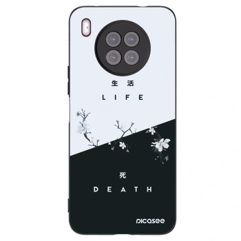 Picasee Μαύρη θήκη σιλικόνης για Huawei Nova 8i - Life - Death