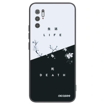 Picasee Μαύρη θήκη σιλικόνης για Xiaomi Poco M3 Pro 5G - Life - Death