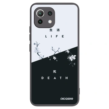 Picasee Μαύρη θήκη σιλικόνης για Xiaomi 11 Lite 5G NE - Life - Death