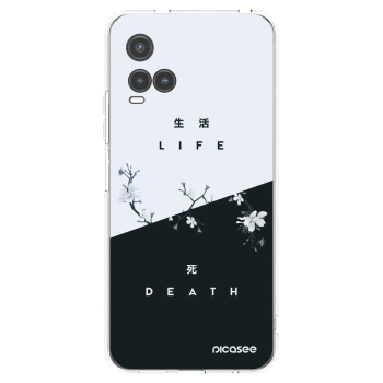 Picasee διαφανής θήκη σιλικόνης Vivo Y33s - Life - Death