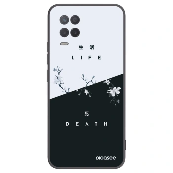 Picasee Μαύρη θήκη σιλικόνης για Realme 8 5G - Life - Death