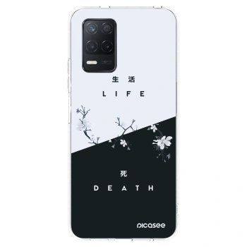 Picasee διαφανής θήκη σιλικόνης Realme 8 5G - Life - Death