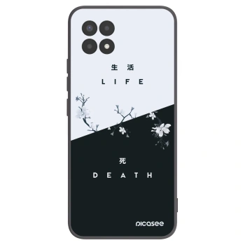 Picasee Μαύρη θήκη σιλικόνης για Realme 8i - Life - Death