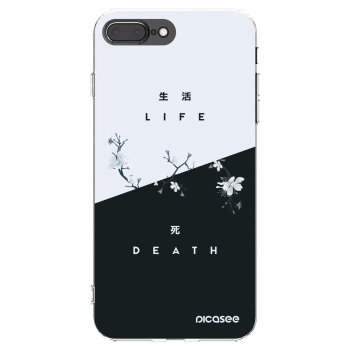 Picasee διαφανής θήκη σιλικόνης Apple iPhone 7 Plus - Life - Death