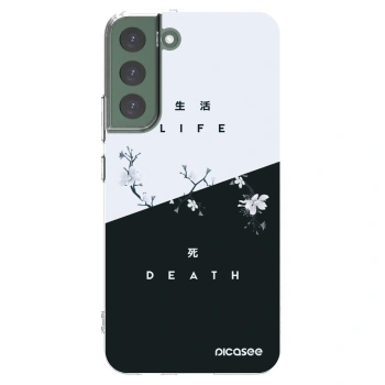 Picasee διαφανής θήκη σιλικόνης Samsung Galaxy S22+ 5G - Life - Death