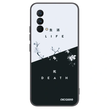 Picasee Μαύρη θήκη σιλικόνης για Realme GT Master Edition 5G - Life - Death