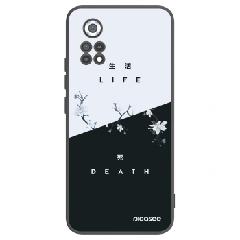 Picasee Μαύρη θήκη σιλικόνης για Xiaomi Poco X4 Pro 5G - Life - Death