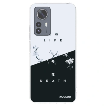 Picasee διαφανής θήκη σιλικόνης Xiaomi 12 Pro - Life - Death
