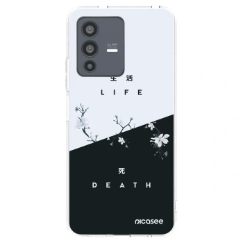 Picasee διαφανής θήκη σιλικόνης Vivo V23 5G - Life - Death