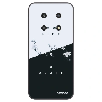 Picasee Μαύρη θήκη σιλικόνης για Honor Magic4 Lite 5G - Life - Death