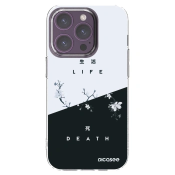 Picasee διαφανής θήκη σιλικόνης Apple iPhone 14 Pro - Life - Death
