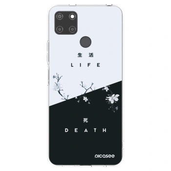 Picasee διαφανής θήκη σιλικόνης Realme C21Y - Life - Death