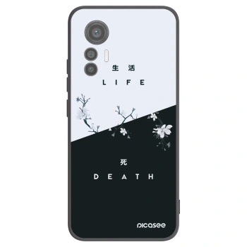 Picasee Μαύρη θήκη σιλικόνης για Xiaomi 12 Lite - Life - Death