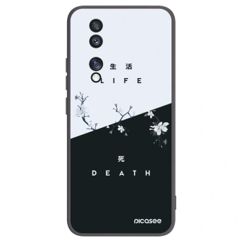 Picasee Μαύρη θήκη σιλικόνης για Honor 70 - Life - Death