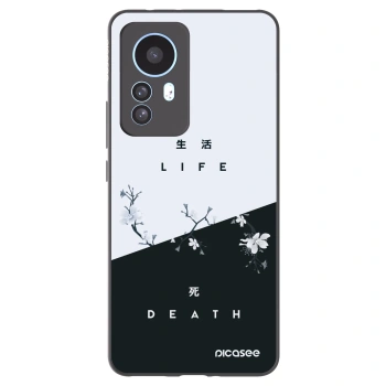 Picasee Μαύρη θήκη σιλικόνης για Xiaomi 12T - Life - Death