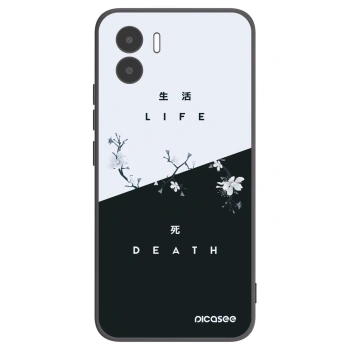 Picasee Μαύρη θήκη σιλικόνης για Xiaomi Redmi A1 - Life - Death