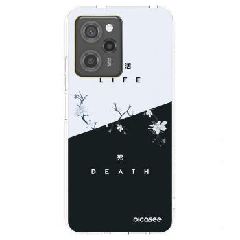 Picasee Μαύρη θήκη σιλικόνης για Xiaomi Poco X5 Pro - Life - Death
