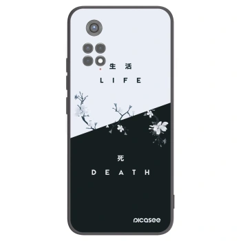 Picasee Μαύρη θήκη σιλικόνης για Xiaomi Redmi Note 11S 5G - Life - Death