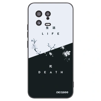 Picasee Μαύρη θήκη σιλικόνης για Xiaomi 13 - Life - Death