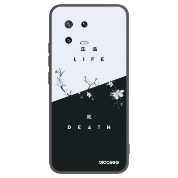 Picasee Μαύρη θήκη σιλικόνης για Xiaomi 13 Pro - Life - Death