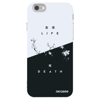 Picasee διαφανής θήκη σιλικόνης Apple iPhone 6/6S - Life - Death