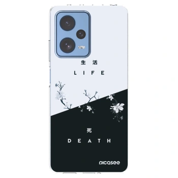 Picasee διαφανής θήκη σιλικόνης Xiaomi Redmi Note 12 Pro 5G - Life - Death