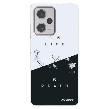 Picasee διαφανής θήκη σιλικόνης Xiaomi Redmi Note 12 Pro+ 5G - Life - Death