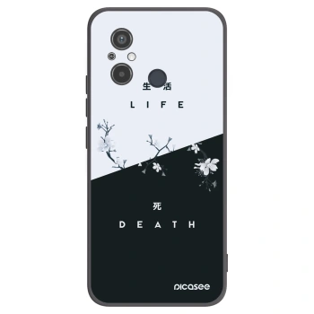 Picasee Μαύρη θήκη σιλικόνης για Xiaomi Redmi 12C - Life - Death