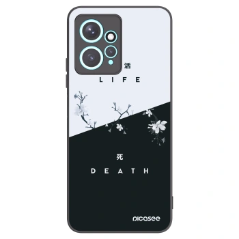 Picasee Μαύρη θήκη σιλικόνης για Xiaomi Redmi Note 12 4G - Life - Death
