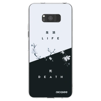 Picasee διαφανής θήκη σιλικόνης Samsung Galaxy S8 G950F - Life - Death