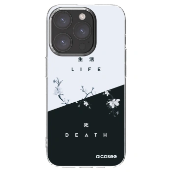 Picasee διαφανής θήκη σιλικόνης Apple iPhone 15 Pro - Life - Death