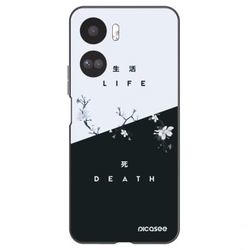 Picasee Μαύρη θήκη σιλικόνης για Honor 90 Lite 5G - Life - Death