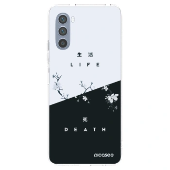 Picasee διαφανής θήκη σιλικόνης Motorola Moto G62 - Life - Death