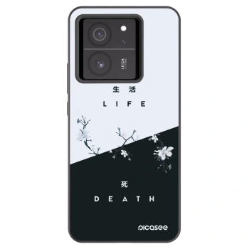 Picasee Μαύρη θήκη σιλικόνης για Xiaomi 13T - Life - Death