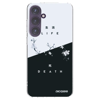 Picasee διαφανής θήκη σιλικόνης Samsung Galaxy S24+ S926B 5G - Life - Death