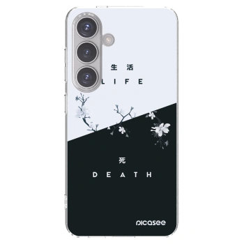 Picasee διαφανής θήκη σιλικόνης Samsung Galaxy S24 S921B 5G - Life - Death